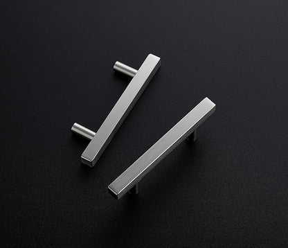 Ravinte 25 Pack Cabinet Handles 3 Inch Brushed Nickel Cabinet Pulls Square Hardware for Kitchen Cabinets - 5 Inch Total Length