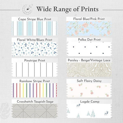 California Design Den Floral Print King Size Sheets Set - Luxury 400 Thread Count Sateen, Natural 100% Cotton Sheets King Size, Deep Pockets, Cooling and Durable Bedding Set - Soft Floral