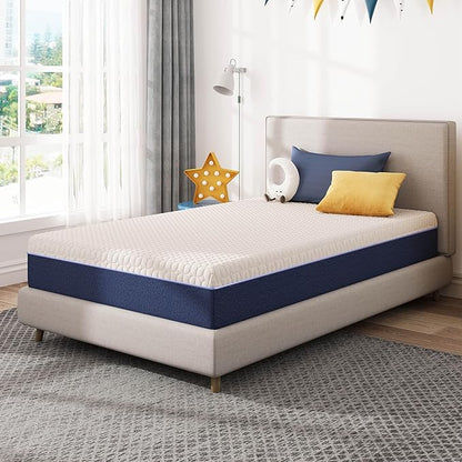 6 Inch Full Size Mattress, Gel Cooling Memory Foam Mattress in A Box, Medium Firm Feel for Back Pain Relief, CertiPUR US Certified