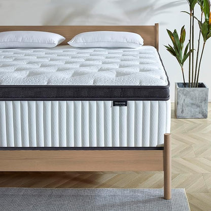 King Size Mattress, 14 Inch King Size Memory Foam Mattress in A Box for Comfort Sleep & Pain Relief, CertiPUR-US Certified, Medium Firm Mattresses