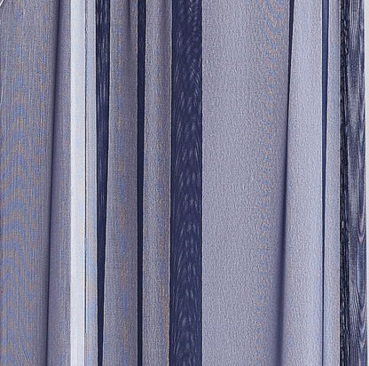 LinenZone Navy Window Scarf Valance in 216 Inch Size. Use Window Scarves as Canopy Bed or Backdrop Curtains, Curtain Scarf, or Sheer Fabric for Draping. (Amazing 55 x 216, Navy)