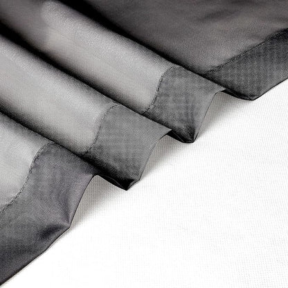 Chyhomenyc Black Sheer Scarf Valances for Windows 216 Inch Extra Long, Window Scarf Drapes Rod Pocket Backdrop for Wedding Arch Draping/Party/Canopy Bed/Living Room, 2PC, 18 Feet Length