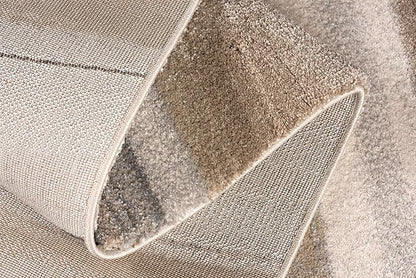 RUG BRANCH New Zealand Plush 7' x 10' (6'6" X 9'6") Scandinavian Indoor Area Rug, Contemporary, Cream Beige - Living Room, Bedroom, Dining Room, and Kitchen