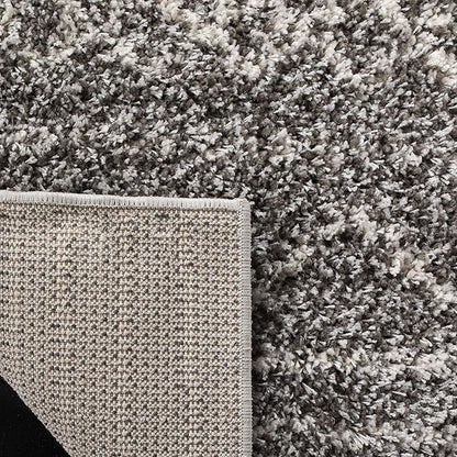 SAFAVIEH Area Rug 8x10 - Arizona Shag Collection - Large - Brown & Ivory, Moroccan Design, Non-Shedding & Easy Cleaning, Ultra Plush Thick Pile, Ideal for Living Room, Bedroom, Dining Space (ASG741B)